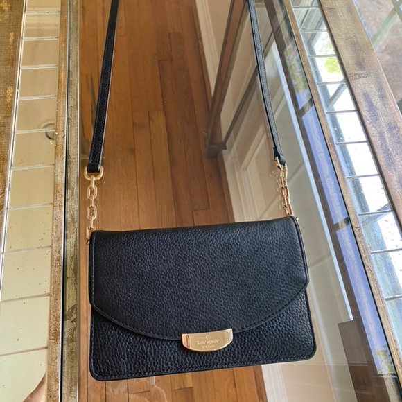 kate spade Handbags - Kate Spade Black Clutch with shoulder strap